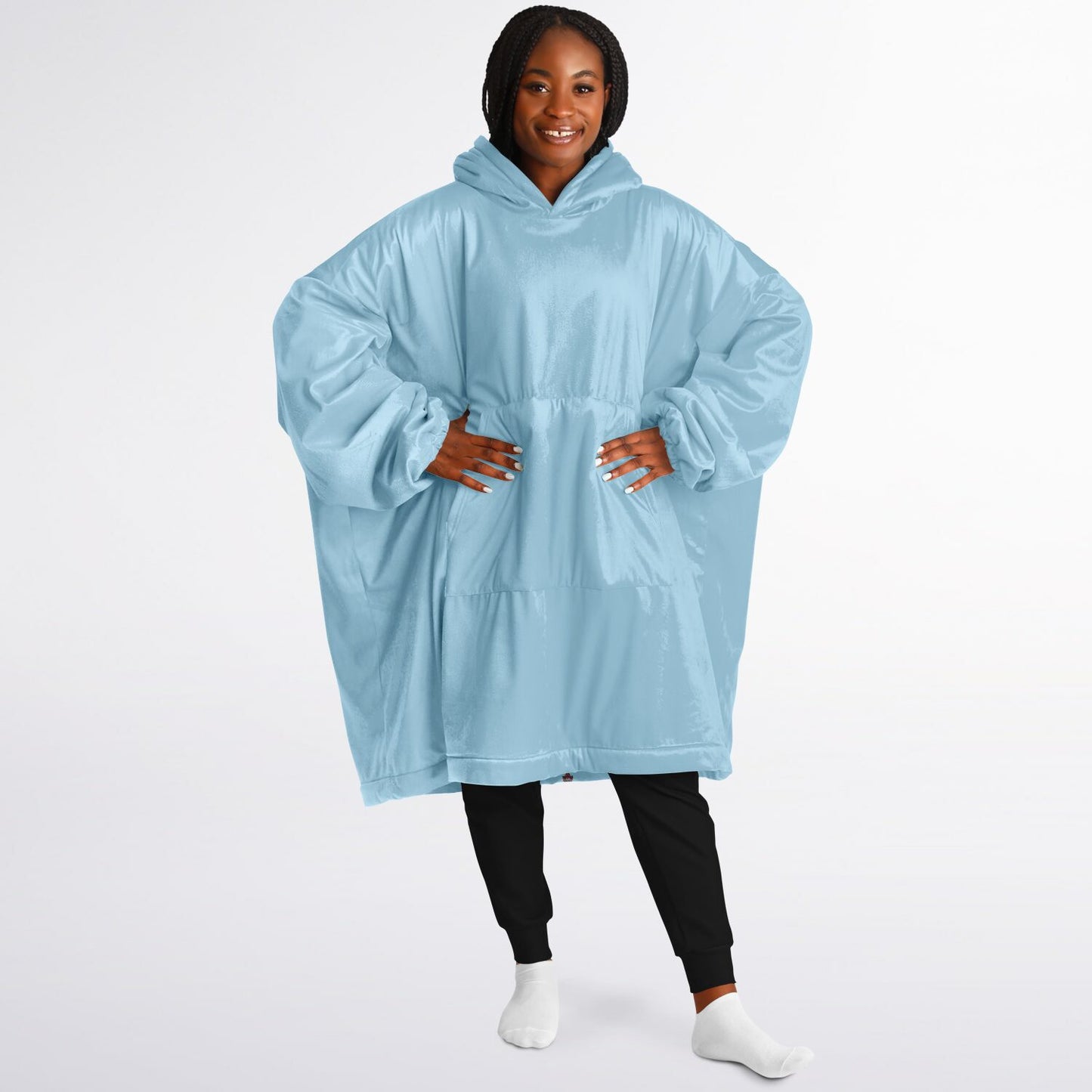 Baby Blue Snug Hoodie - Fleece Hoodie - Essentials Hoodie