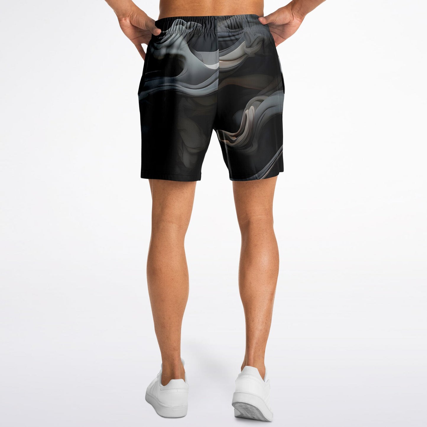 Charcoal Black Athletic Shorts