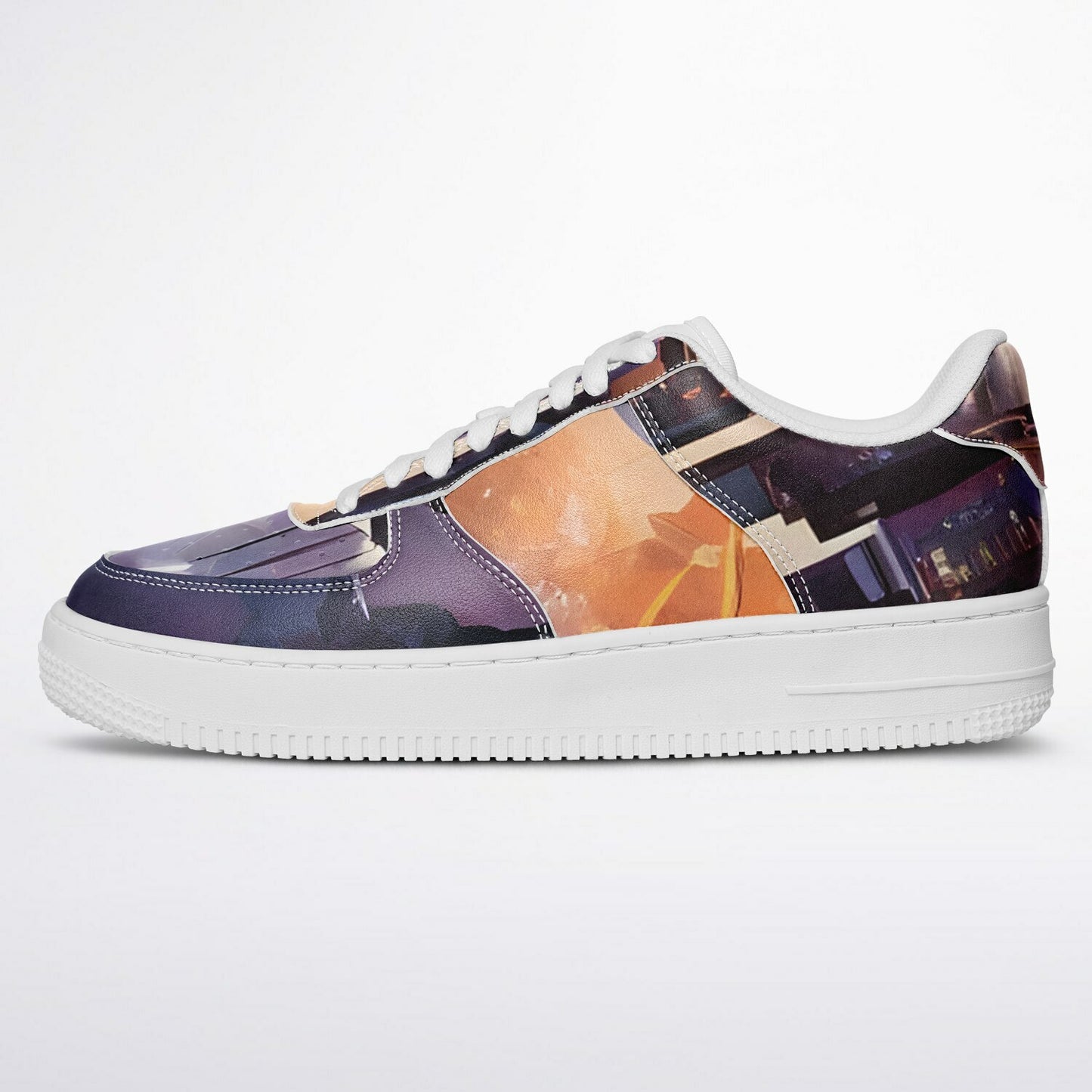 Nightlife Design Trainers - Statement Custom Sneakers with Cool Art for Festival Shoes