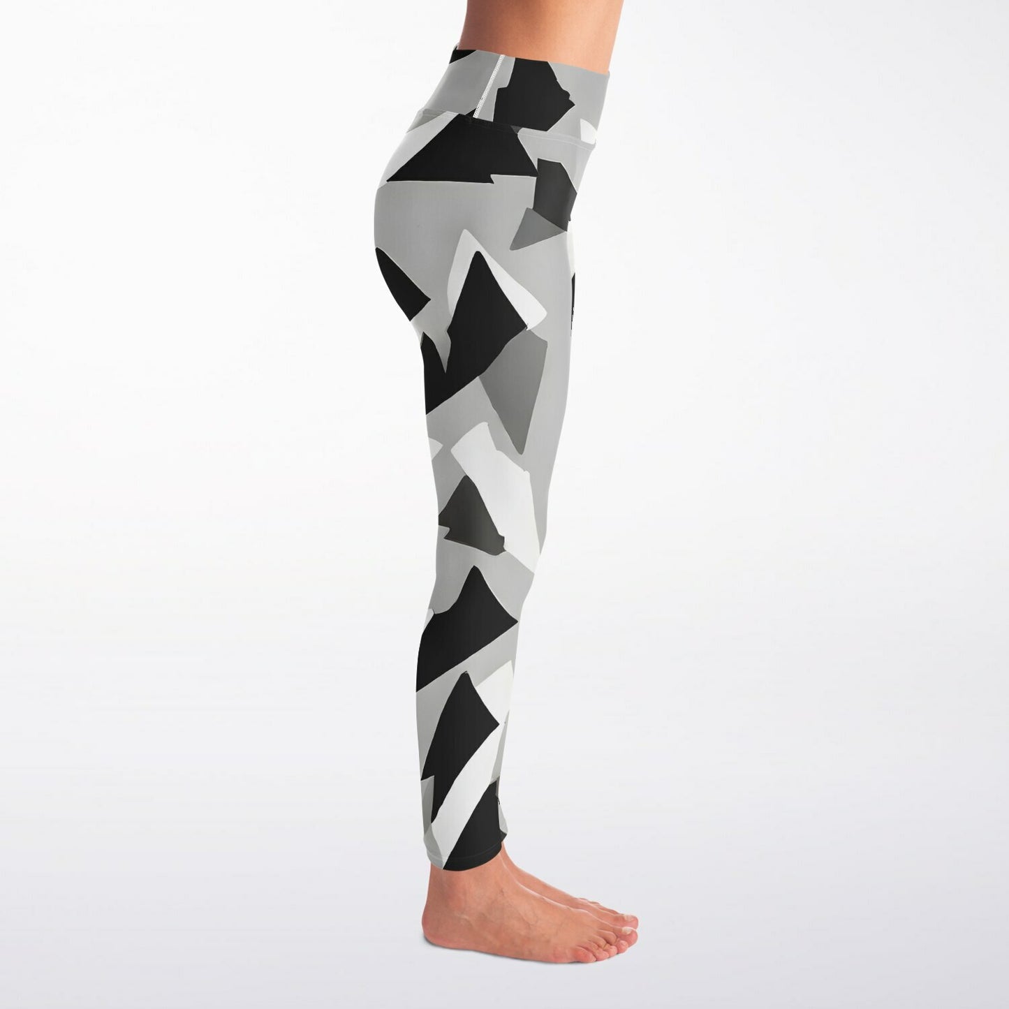Geometric triangle Print Yoga Leggings