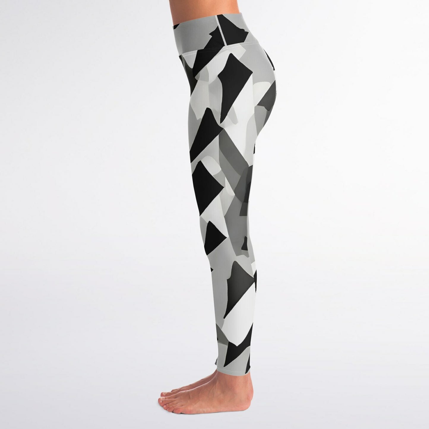 Geometric triangle Print Yoga Leggings
