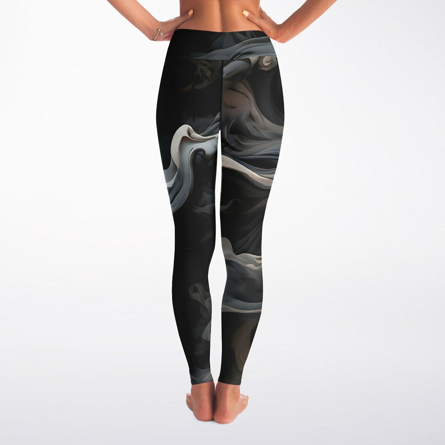 Charcoal Smoke Yoga Leggings