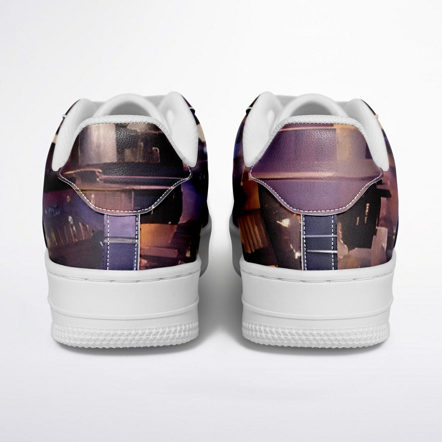 Nightlife Design Trainers - Statement Custom Sneakers with Cool Art for Festival Shoes