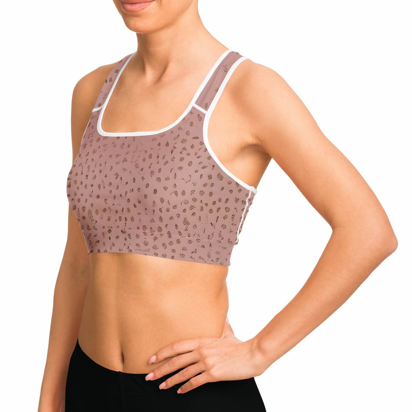Peach Plush Sports Bra