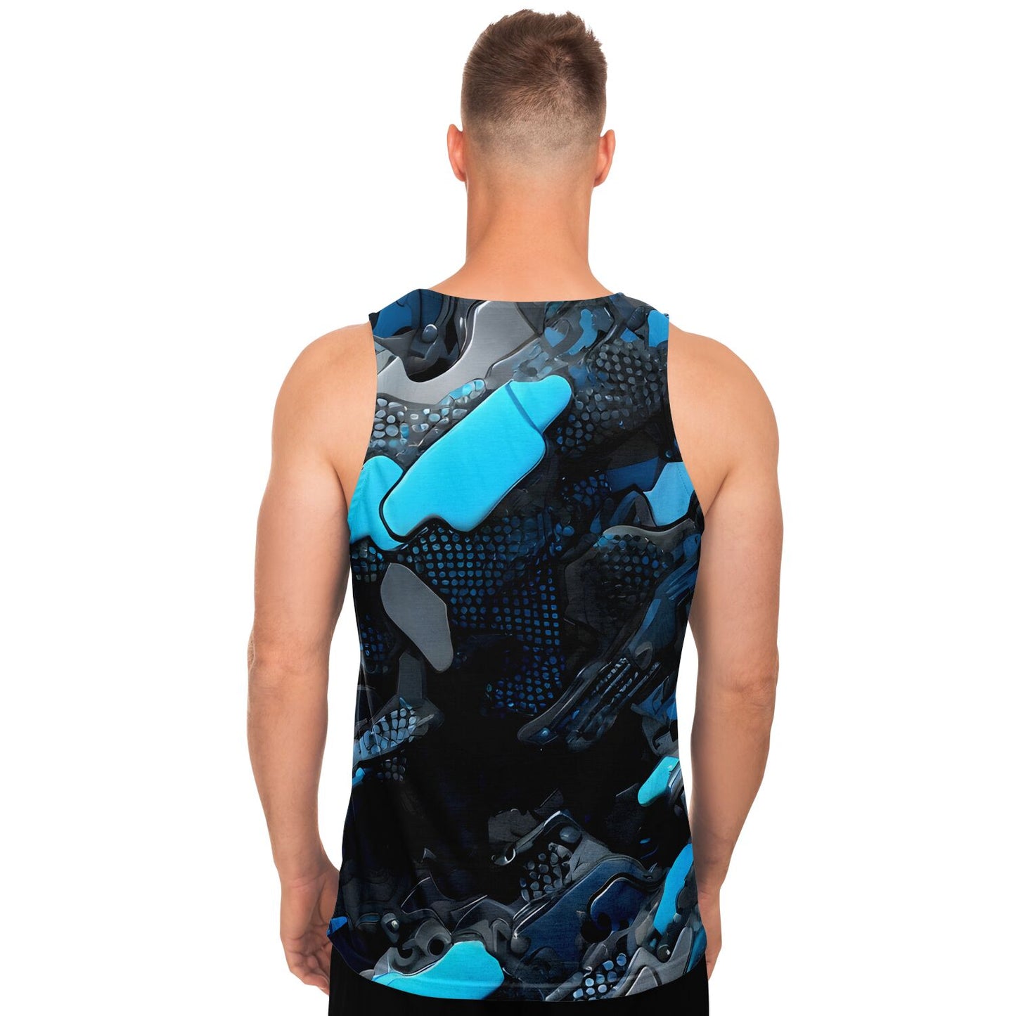 Blue Camo Unisex Tank Top