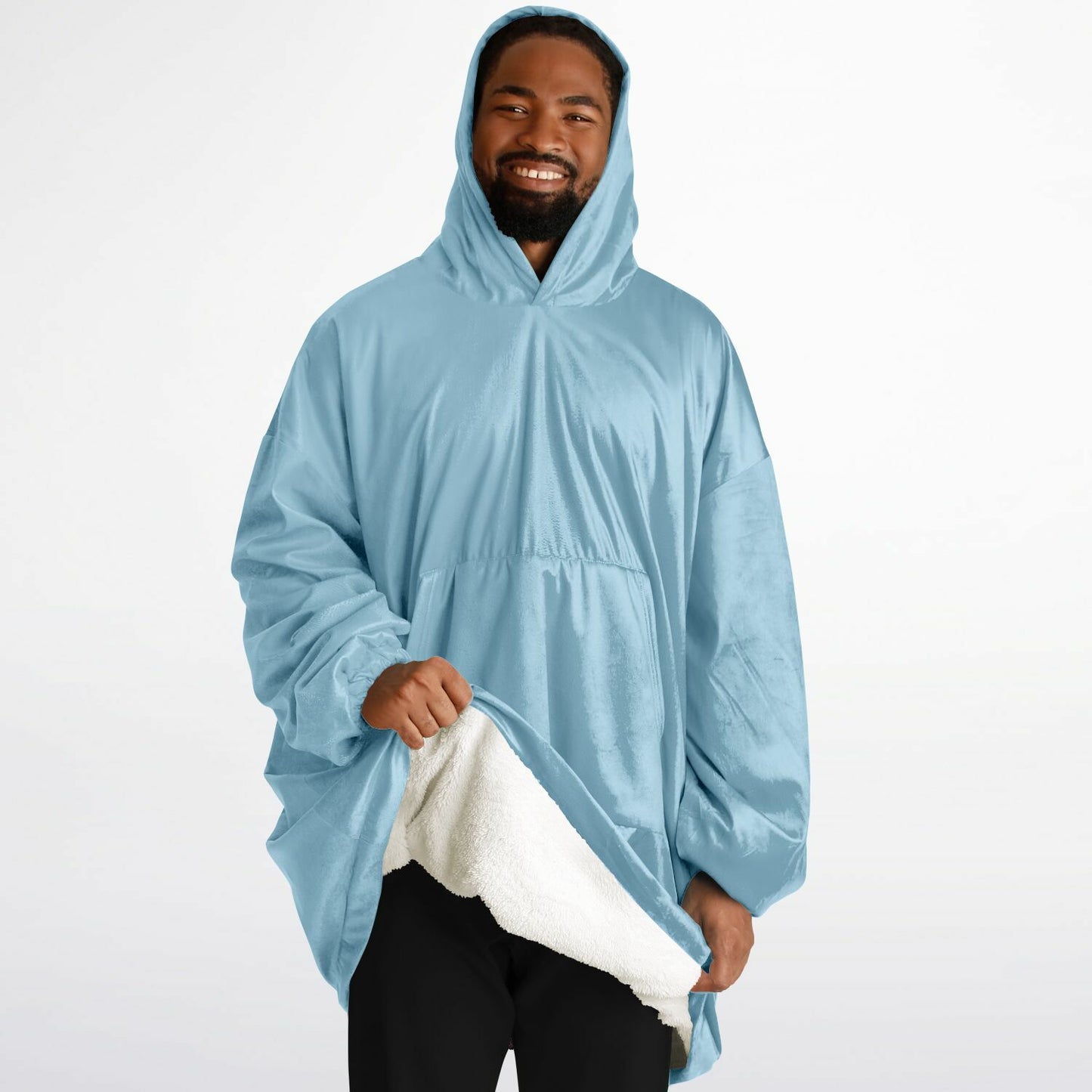 Baby Blue Snug Hoodie - Fleece Hoodie - Essentials Hoodie