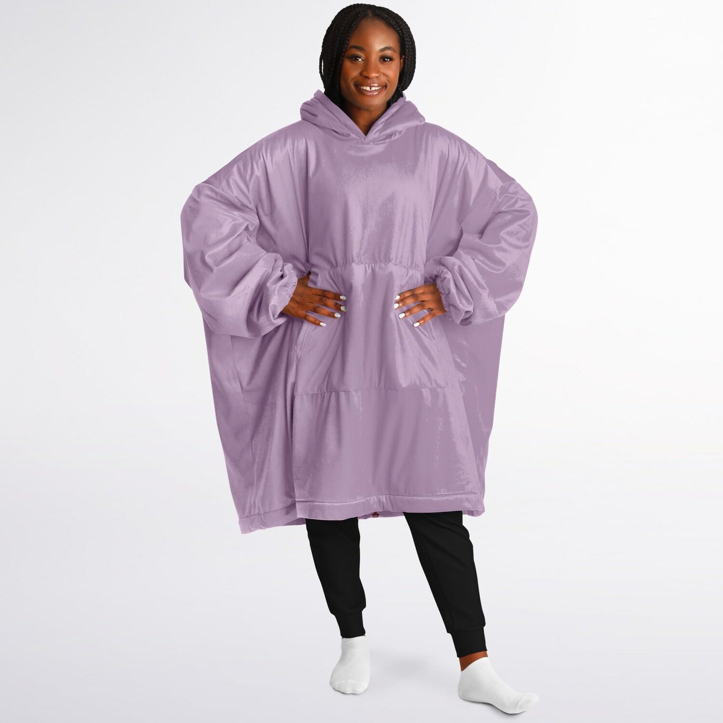 Soft Lavender Snug Hoodie - Fleece Hoodie - Essentials Hoodie