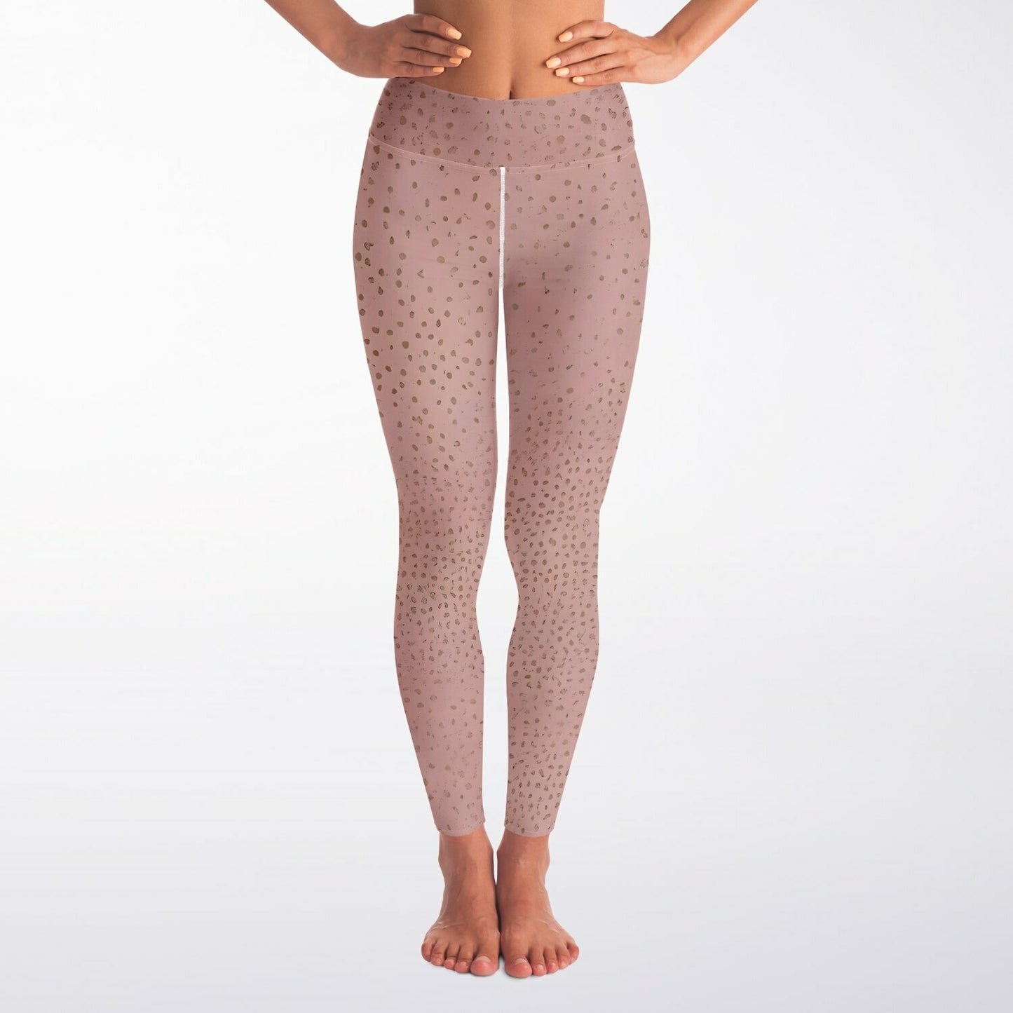 Peach Plush Yoga Leggings