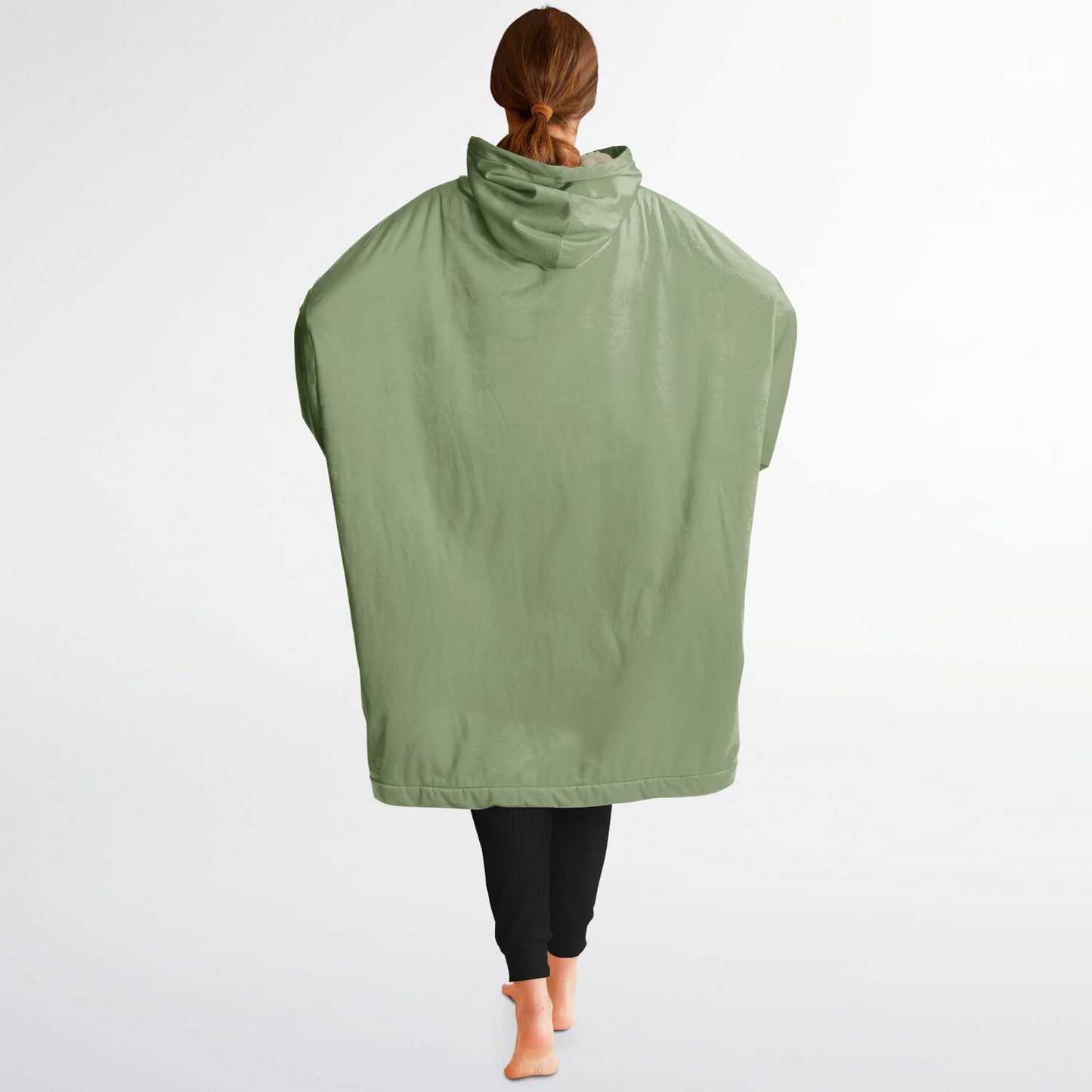 Sage Green Snug Hoodie - Fleece Hoodie - Essentials Hoodie