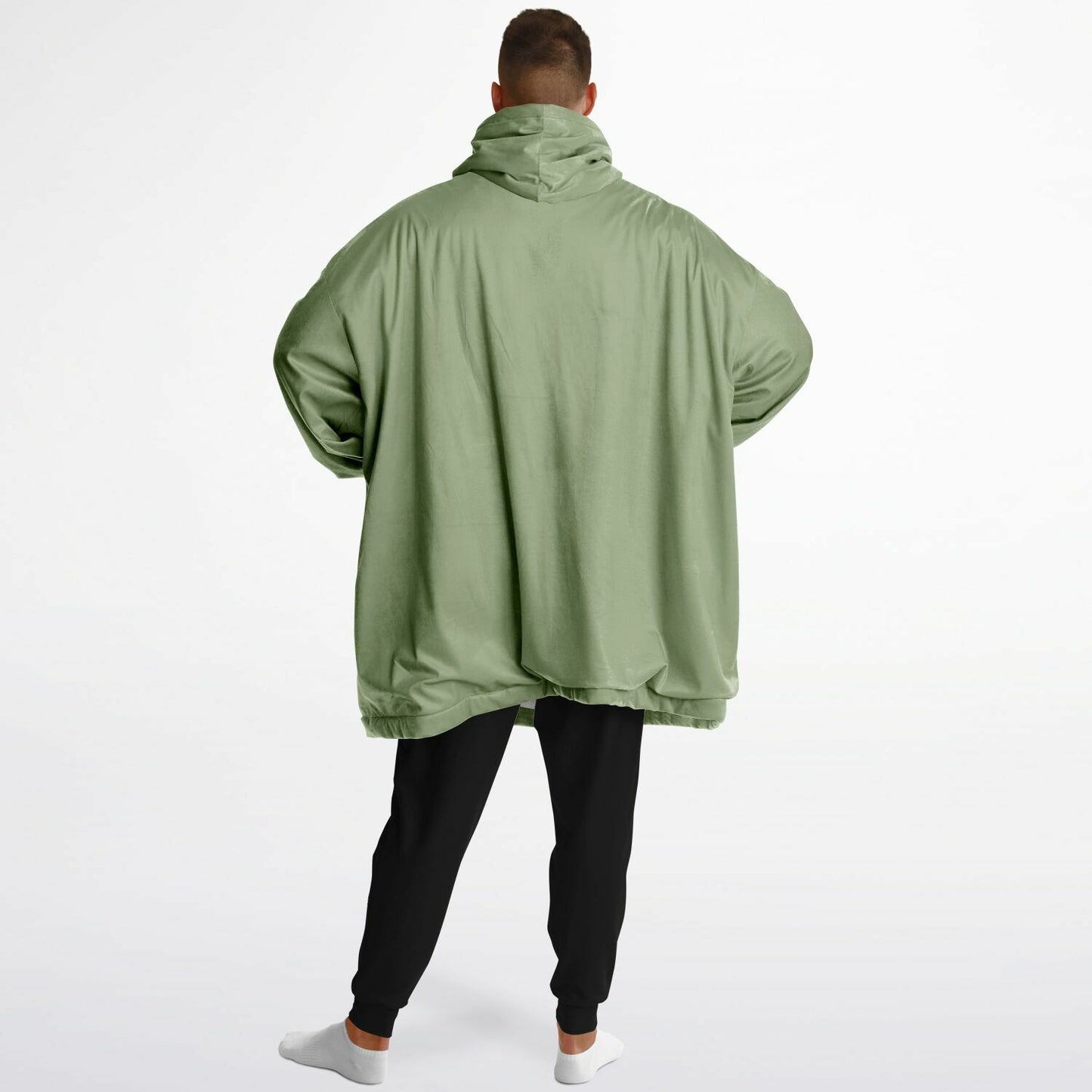 Sage Green Snug Hoodie - Fleece Hoodie - Essentials Hoodie