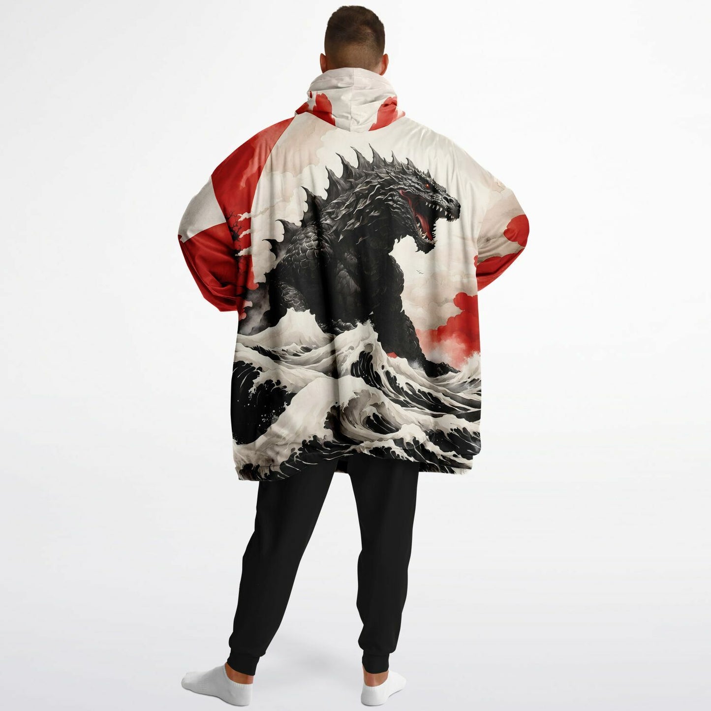Anime Godzilla Snug Hoodie - Comfortable Fleece Hoodie - Essentials Hoodie