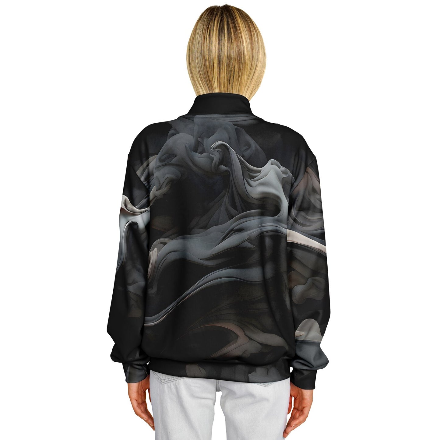 Charcoal Smoke Baseball Jacket