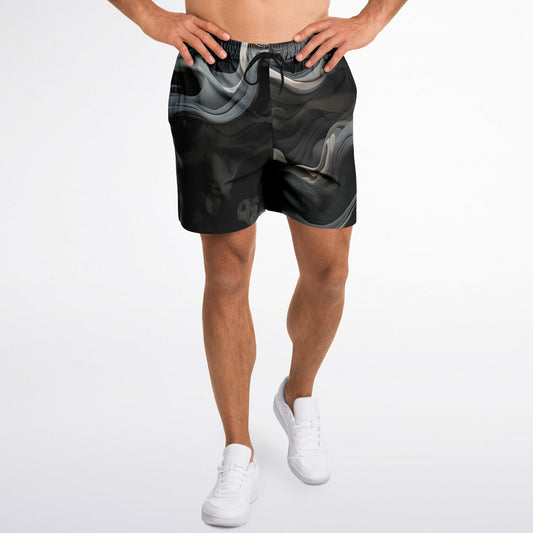 Charcoal Black Athletic Shorts