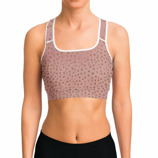 Peach Plush Sports Bra