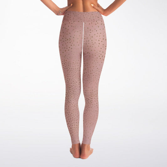 Peach Plush Yoga Leggings