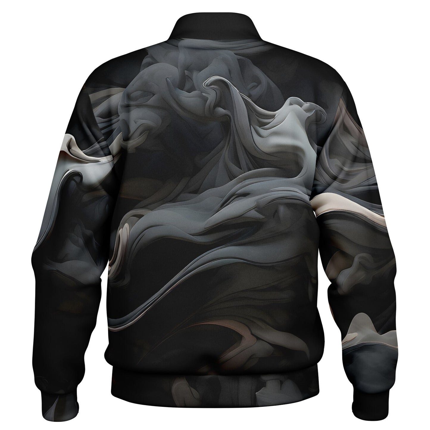 Charcoal Smoke Baseball Jacket