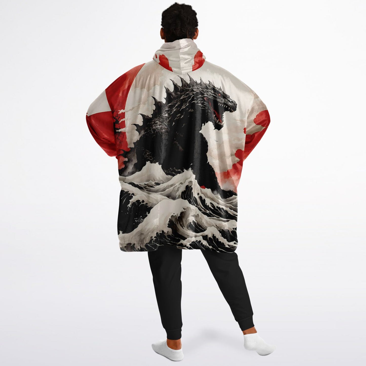 Anime Godzilla Snug Hoodie - Comfortable Fleece Hoodie - Essentials Hoodie