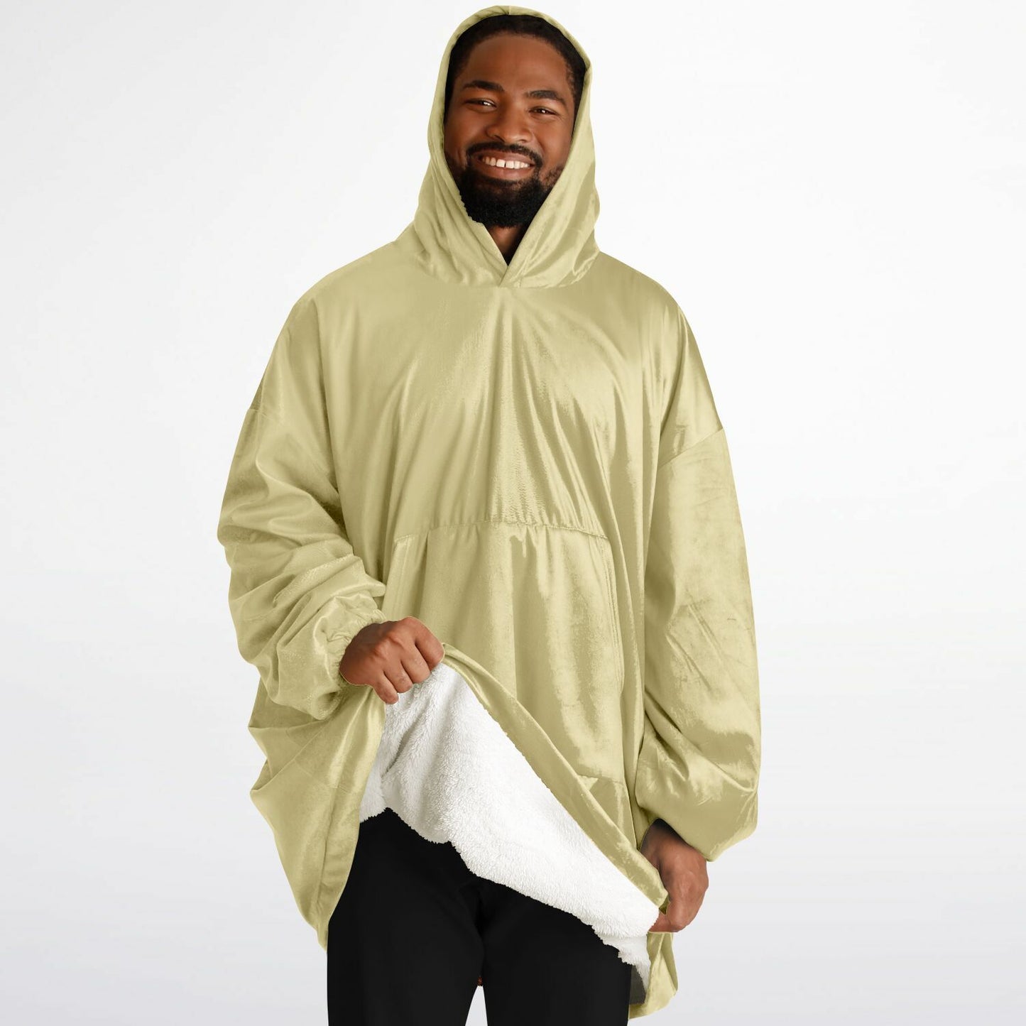 Buttercream Yellow Snug Hoodie - Fleece Hoodie - Essentials Hoodie
