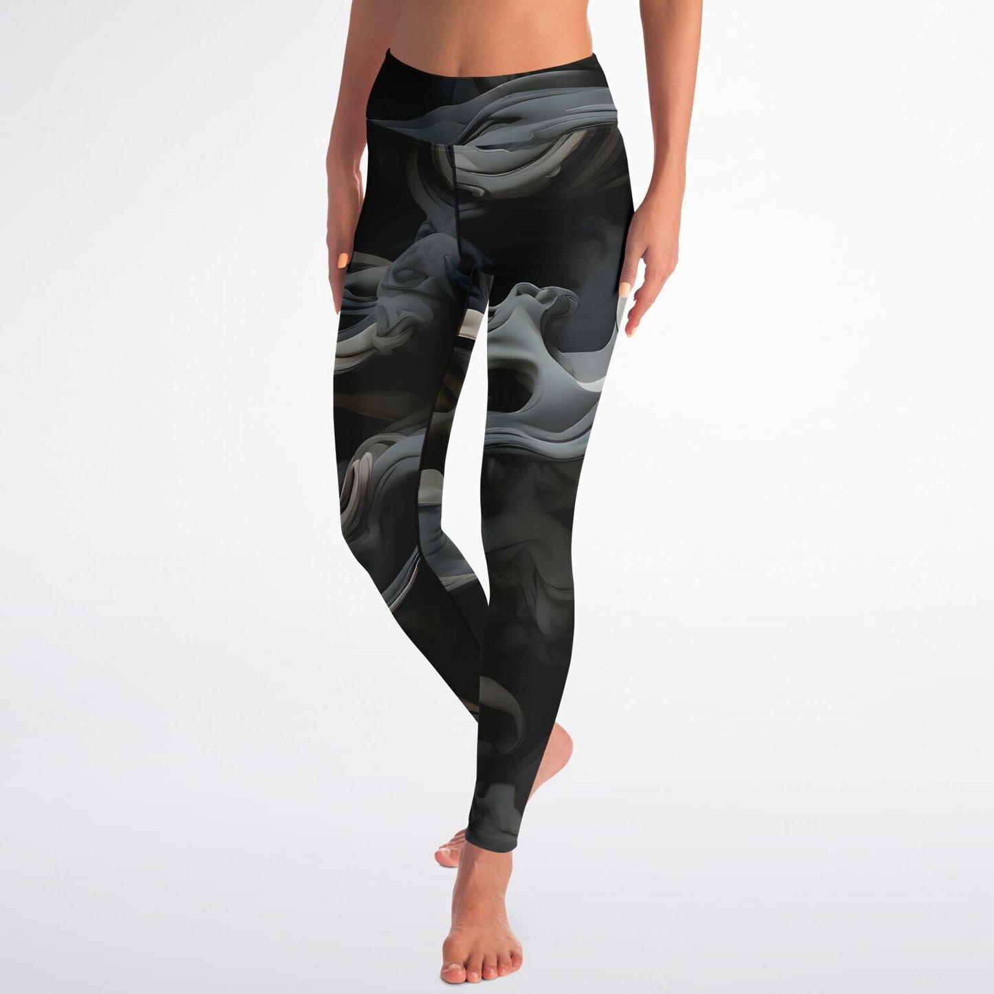 Charcoal Smoke Yoga Leggings