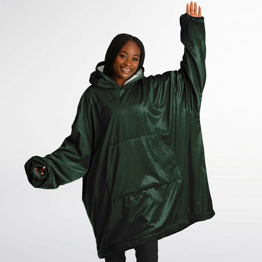 Phthalo Green Snug Hoodie - Fleece Hoodie - Essentials Hoodie