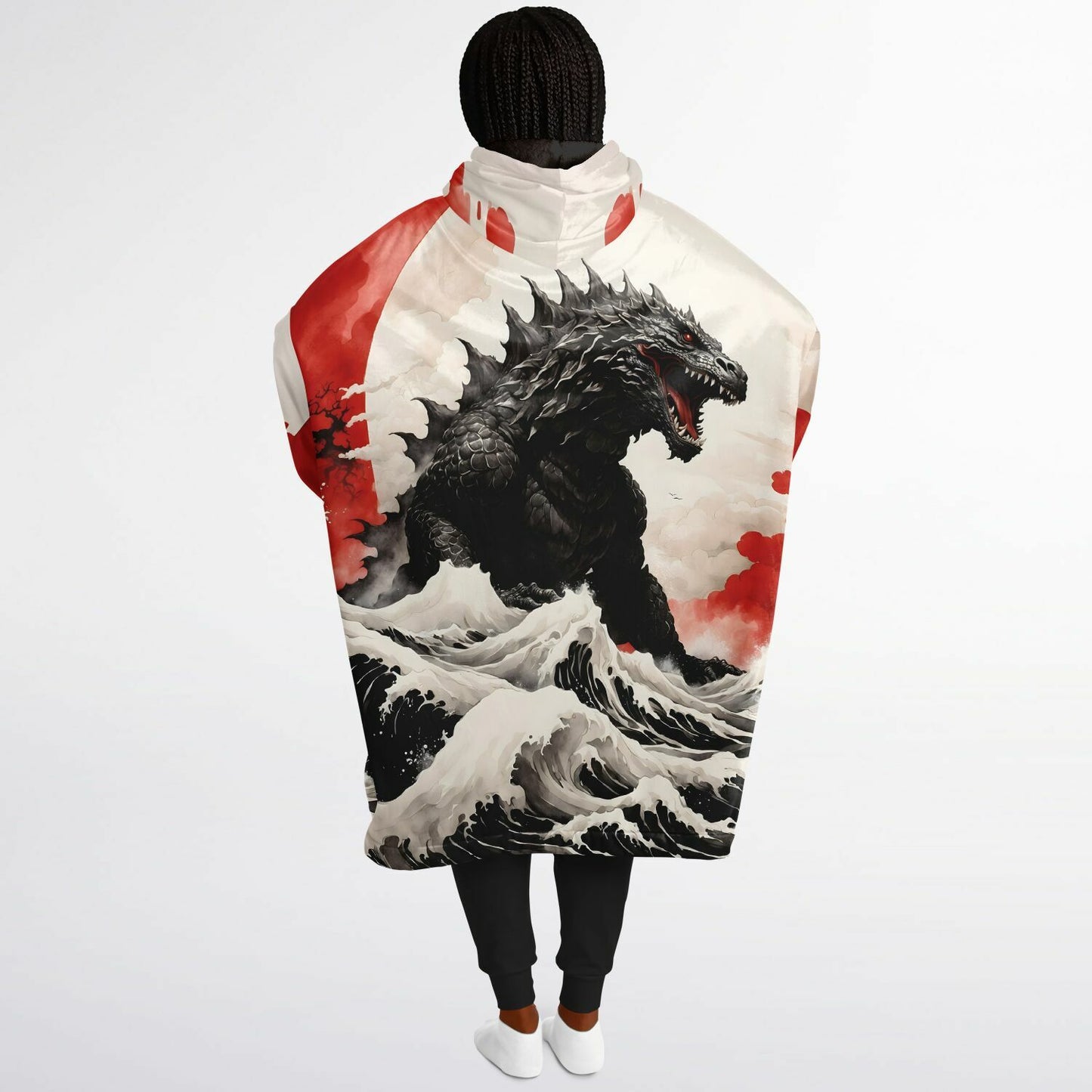 Anime Godzilla Snug Hoodie - Comfortable Fleece Hoodie - Essentials Hoodie