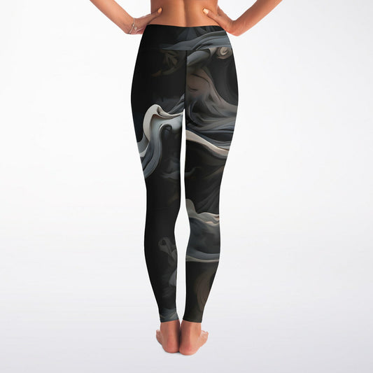 Charcoal Smoke Yoga Leggings