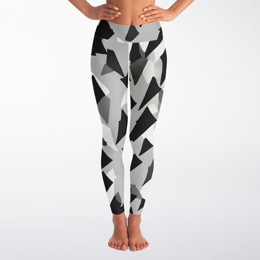 Geometric triangle Print Yoga Leggings
