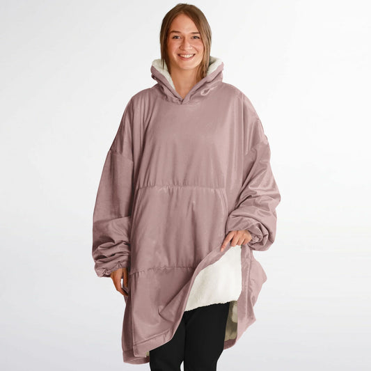 Dusty Rose Snug Hoodie - Fleece Hoodie - Essentials Hoodie