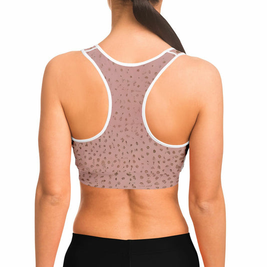 Peach Plush Sports Bra