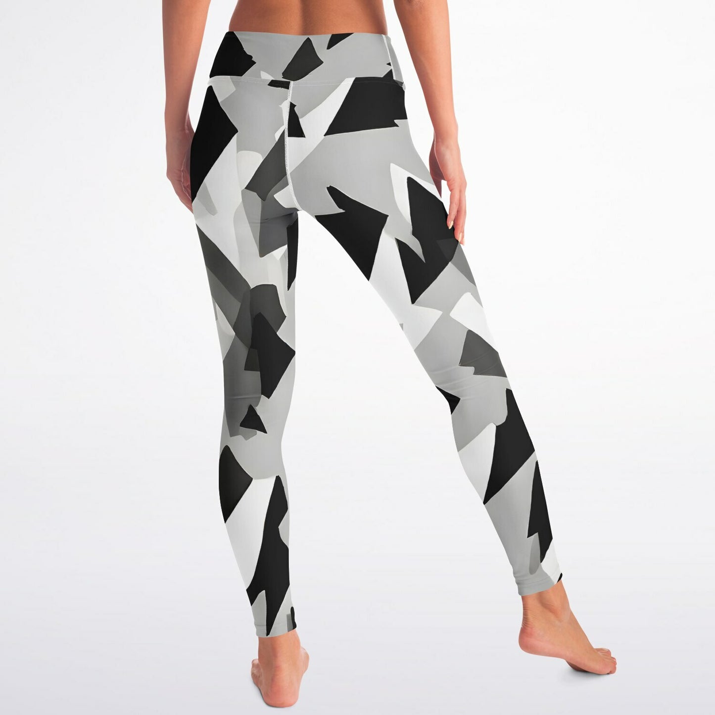 Geometric triangle Print Yoga Leggings