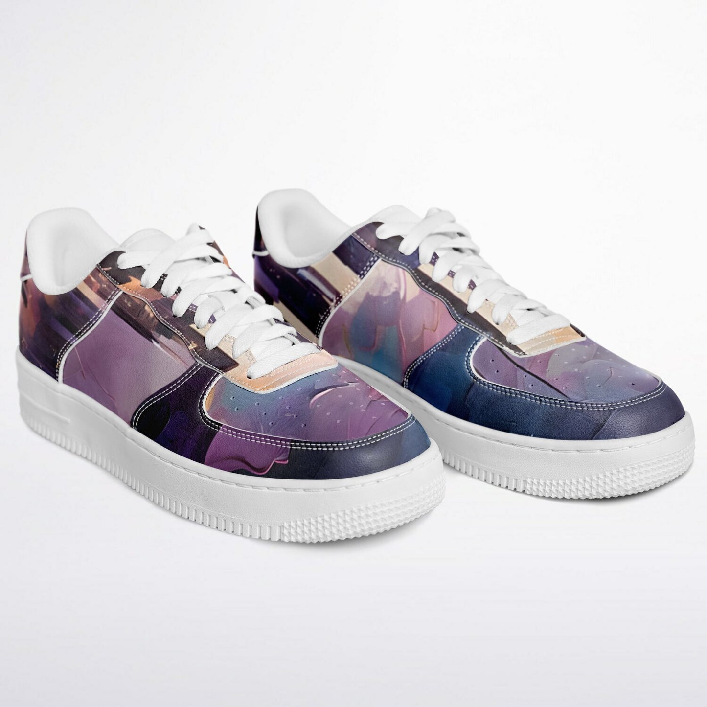 Nightlife Design Trainers - Statement Custom Sneakers with Cool Art for Festival Shoes