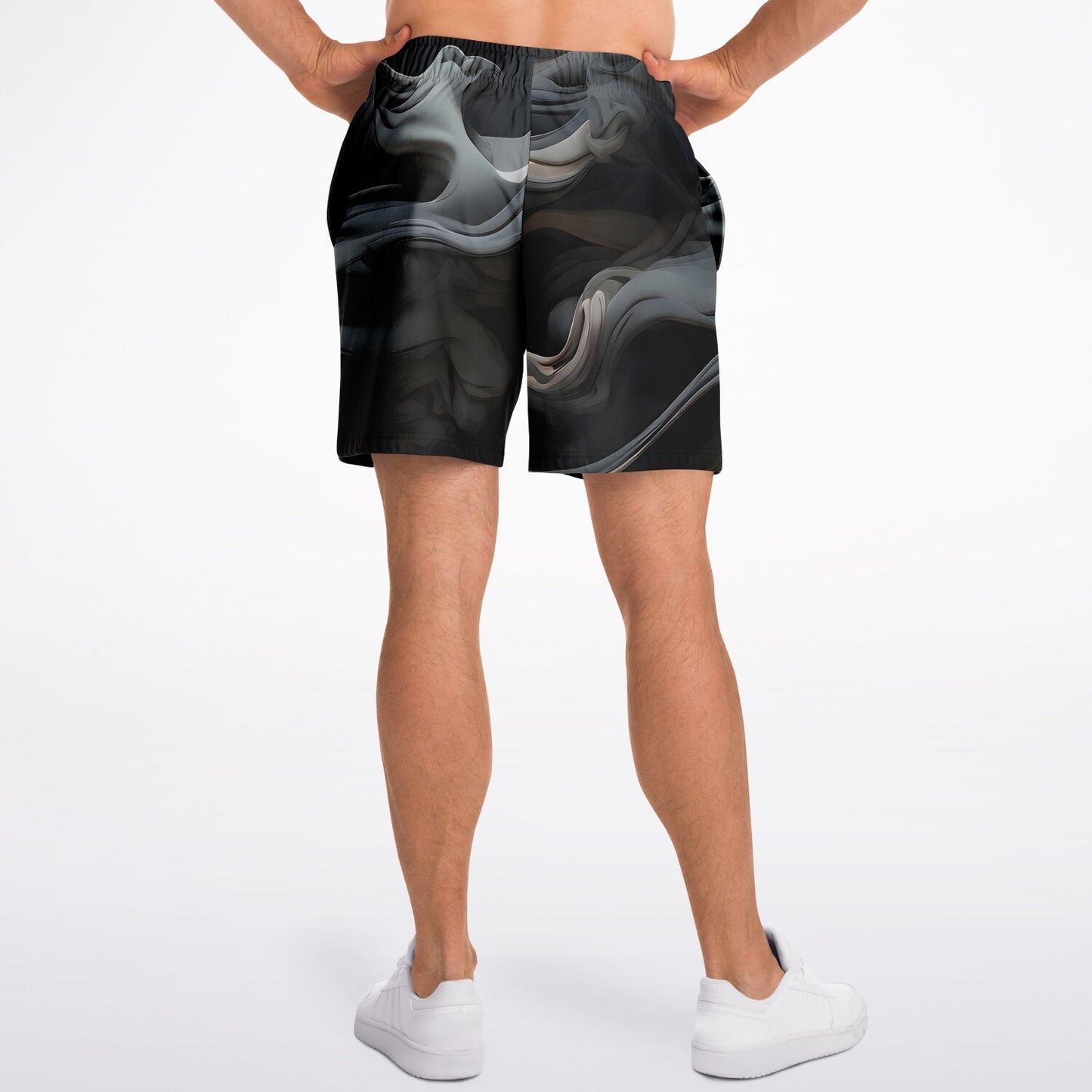 Charcoal Black Athletic Shorts
