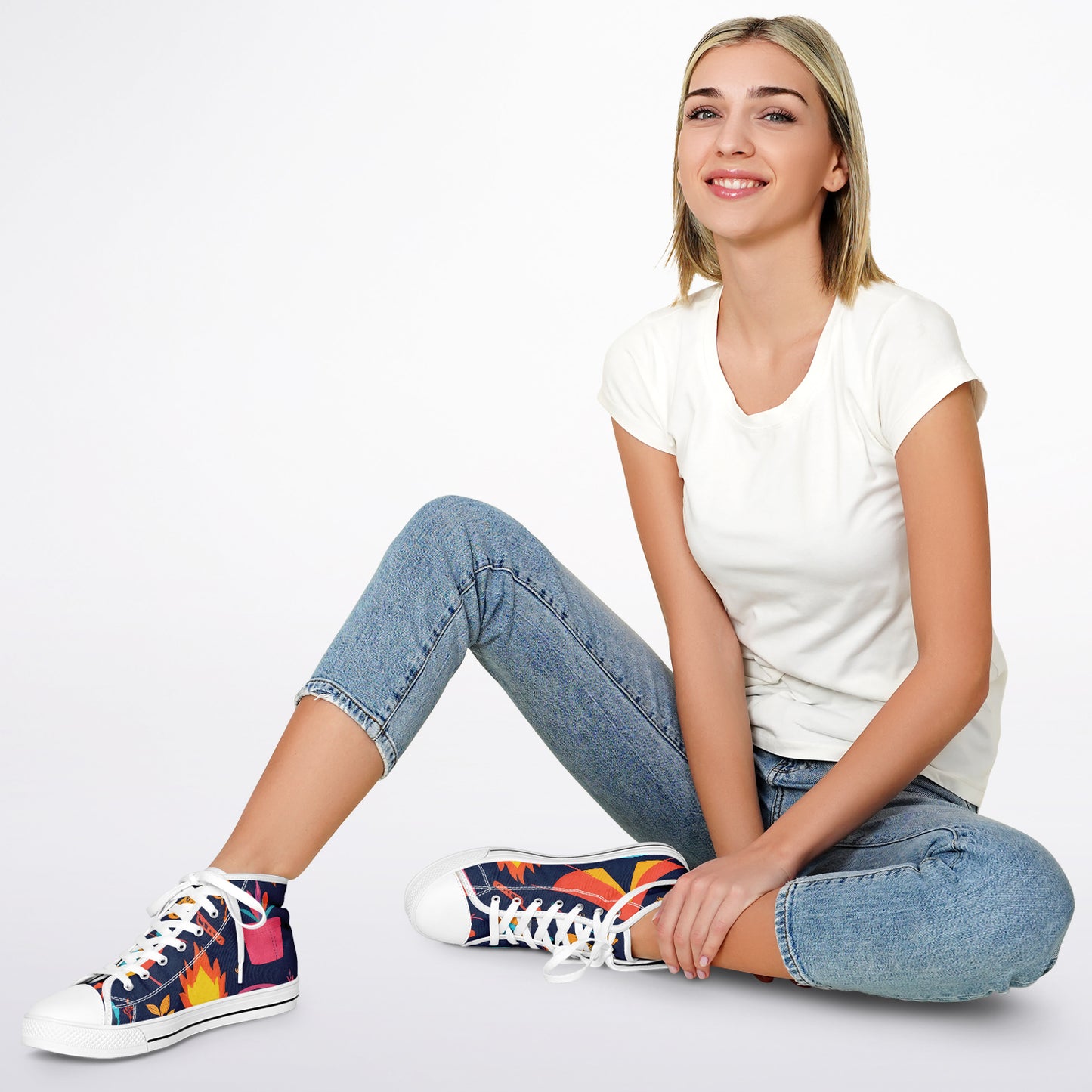 Festival Pattern High Tops - Rave Shoes with A Bold Style and All-Day Comfort