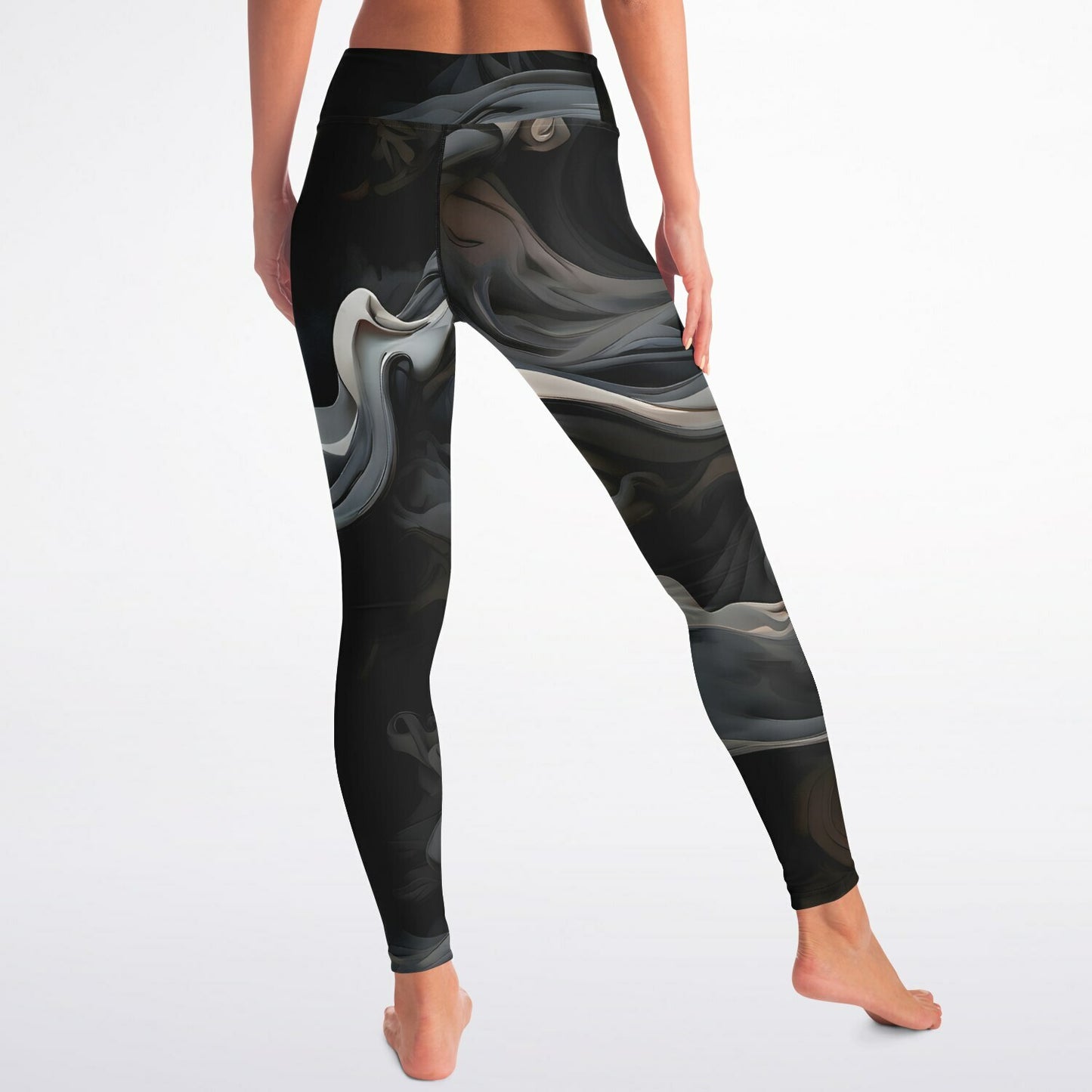 Charcoal Smoke Yoga Leggings