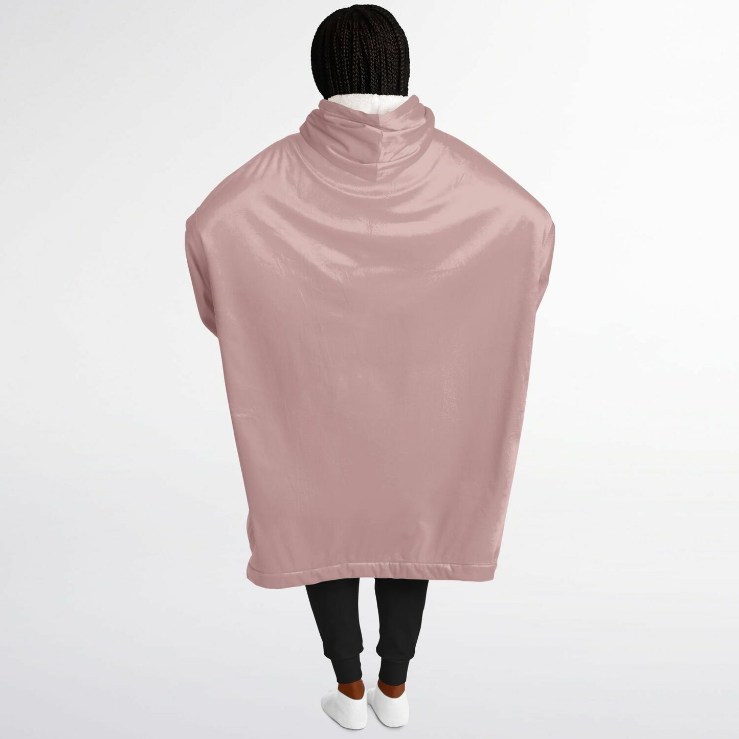 Dusty Rose Snug Hoodie - Fleece Hoodie - Essentials Hoodie