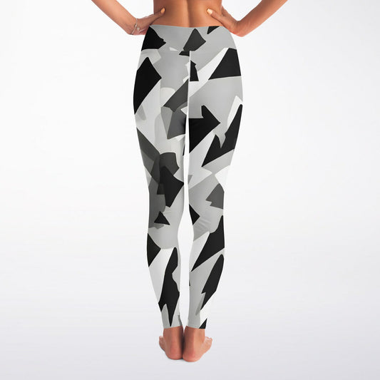 Geometric triangle Print Yoga Leggings