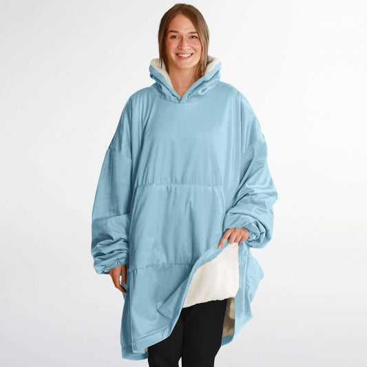Baby Blue Snug Hoodie - Fleece Hoodie - Essentials Hoodie