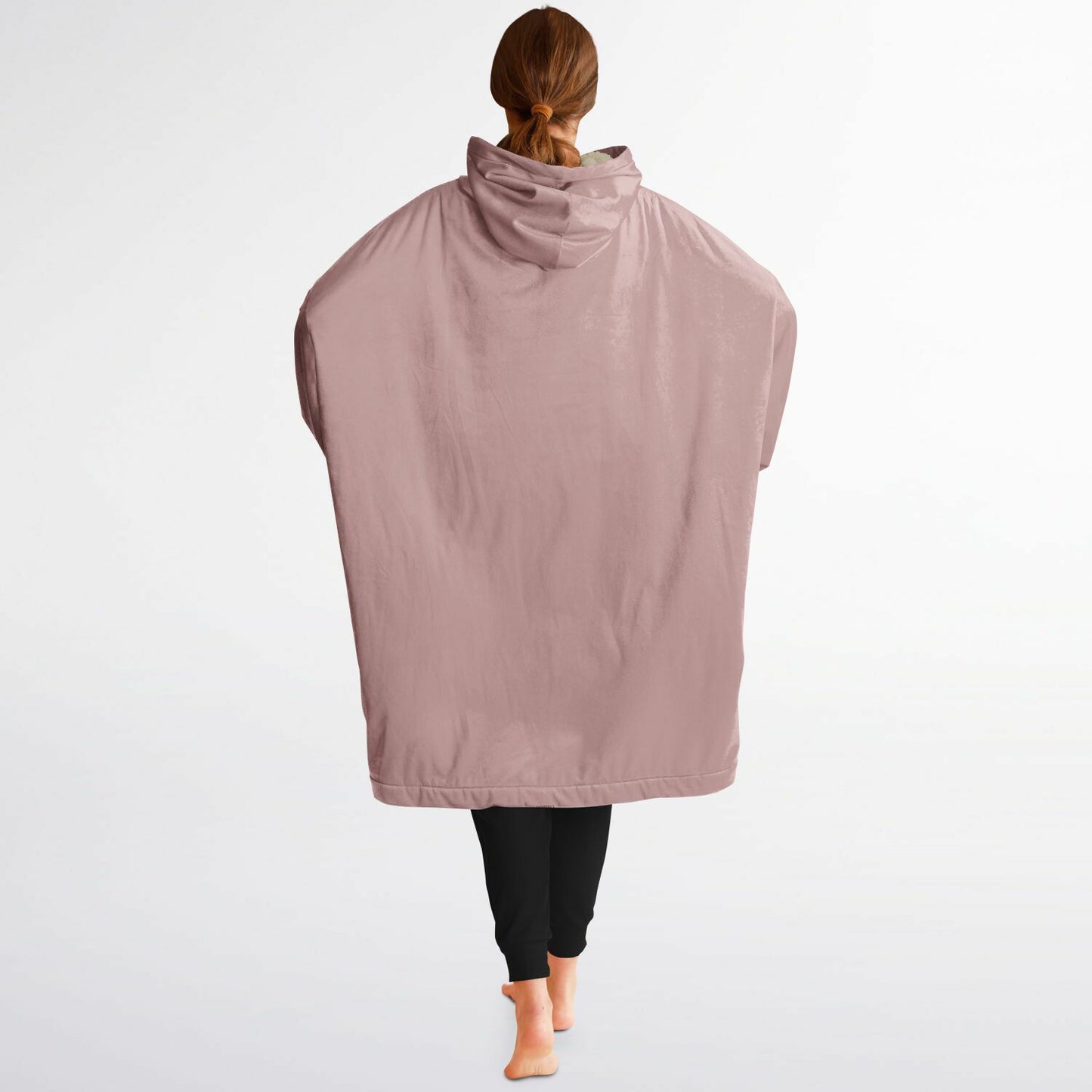 Dusty Rose Snug Hoodie - Fleece Hoodie - Essentials Hoodie