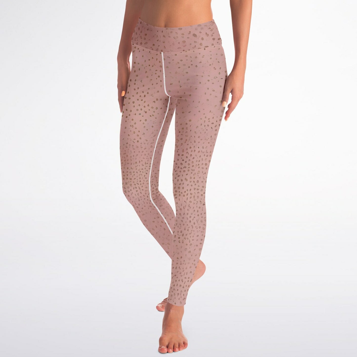 Peach Plush Yoga Leggings
