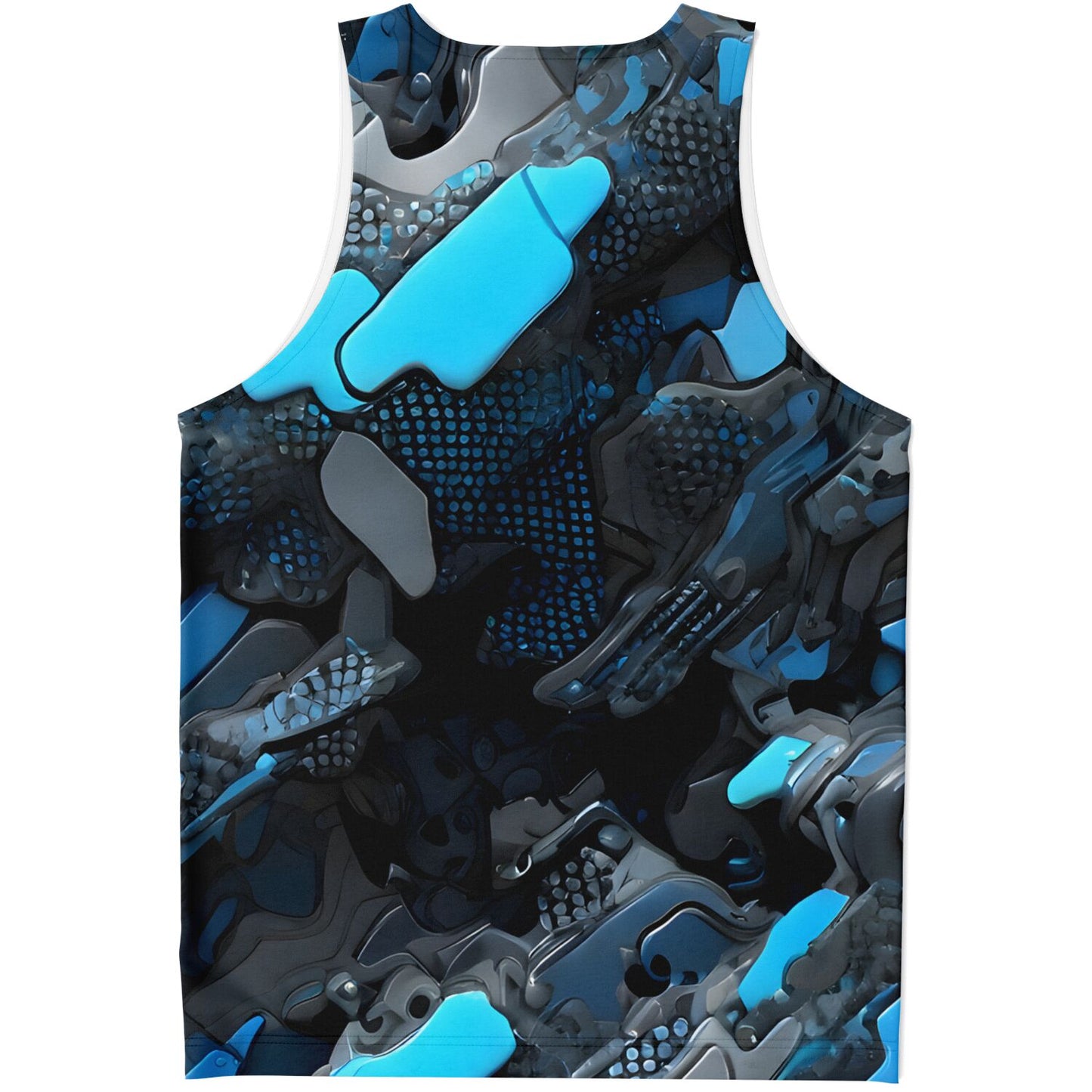 Blue Camo Unisex Tank Top
