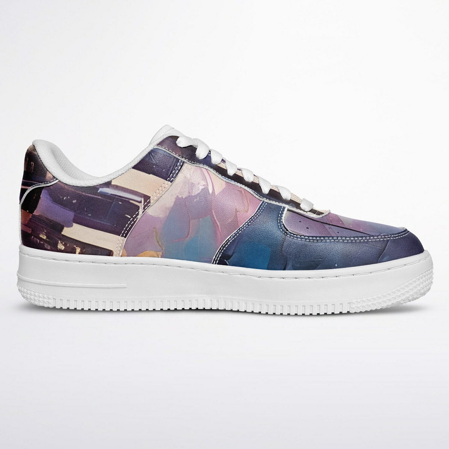 Nightlife Design Trainers - Statement Custom Sneakers with Cool Art for Festival Shoes