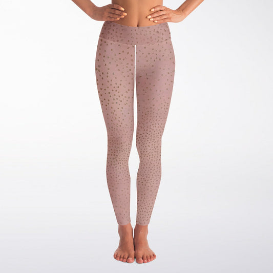 Peach Plush Yoga Leggings