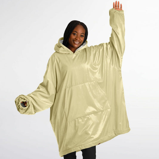 Buttercream Yellow Snug Hoodie - Fleece Hoodie - Essentials Hoodie