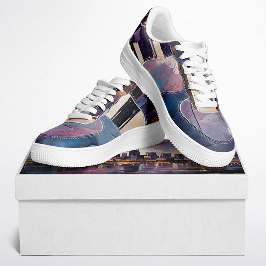 Nightlife Design Trainers - Statement Custom Sneakers with Cool Art for Festival Shoes