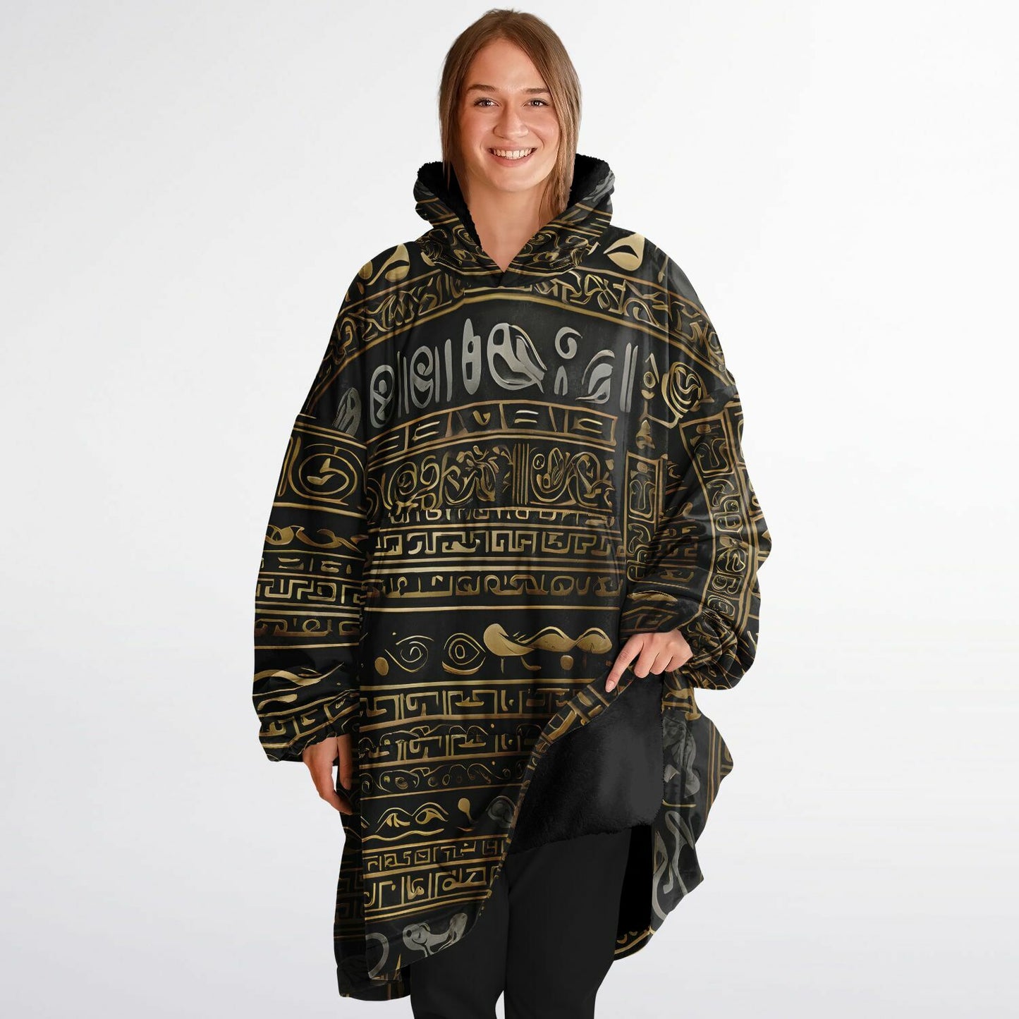 Hieroglyph Snug Hoodie - Fleece Hoodie - Essential Hoodie