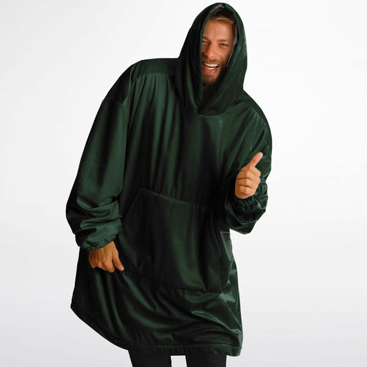 Phthalo Green Snug Hoodie - Fleece Hoodie - Essentials Hoodie