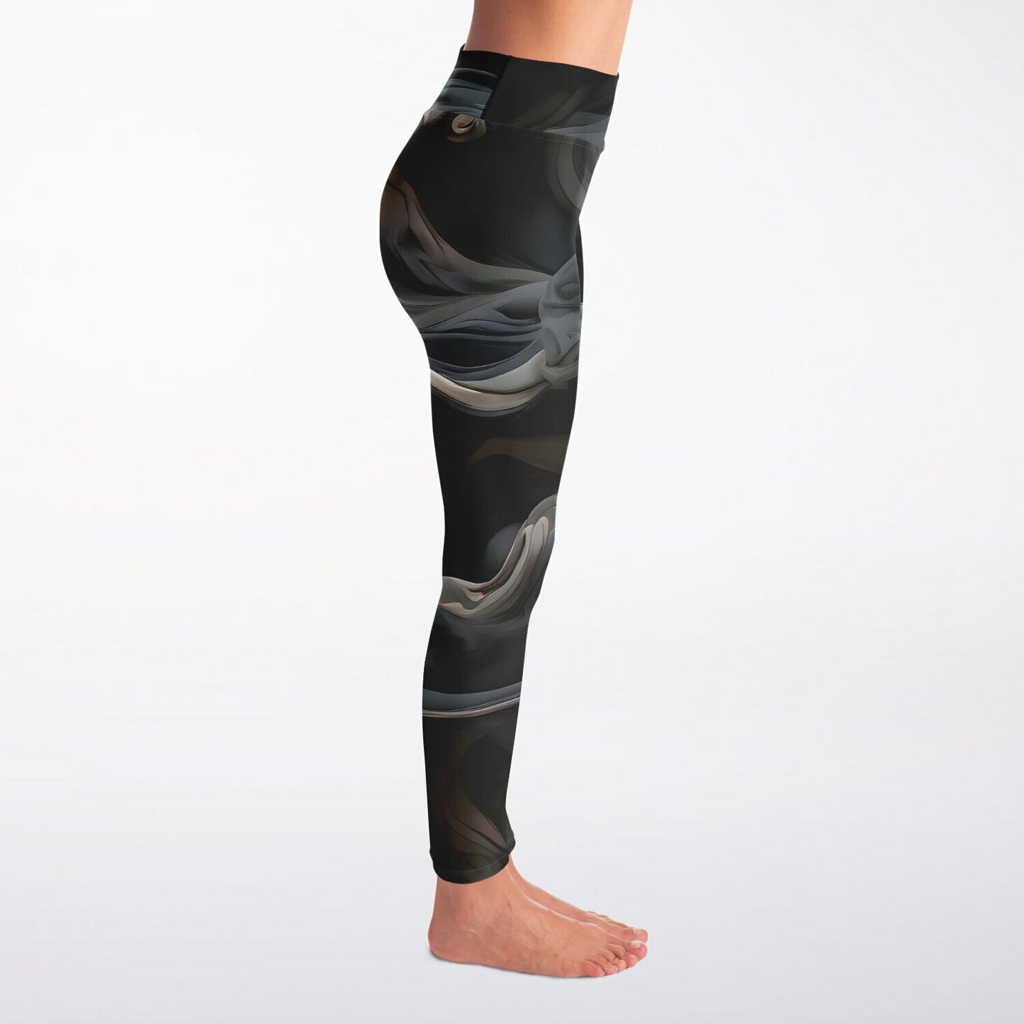Charcoal Smoke Yoga Leggings