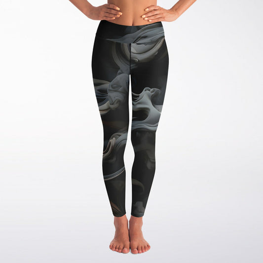 Charcoal Smoke Yoga Leggings