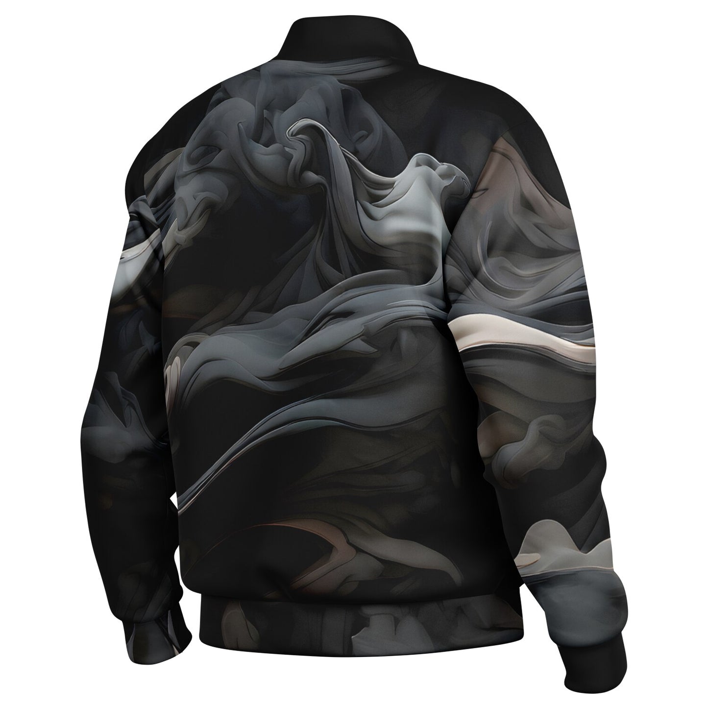 Charcoal Smoke Baseball Jacket