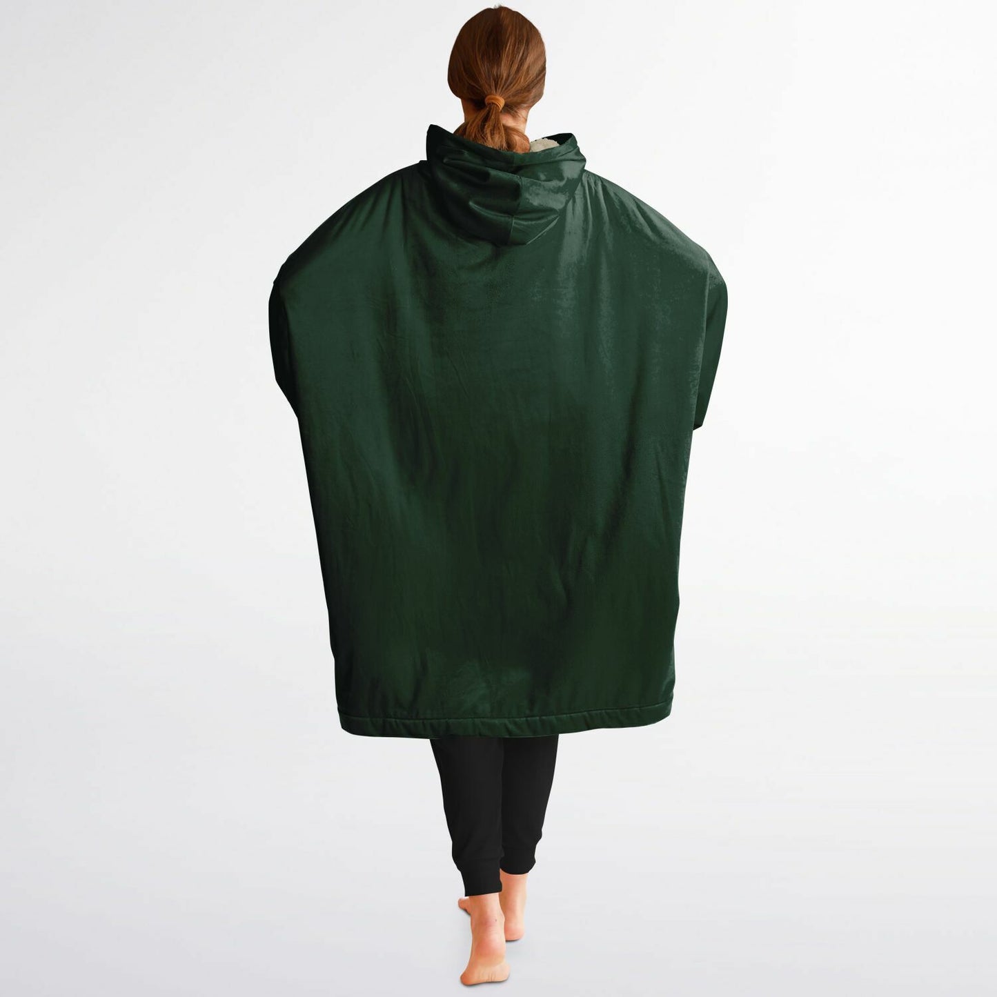 Phthalo Green Snug Hoodie - Fleece Hoodie - Essentials Hoodie